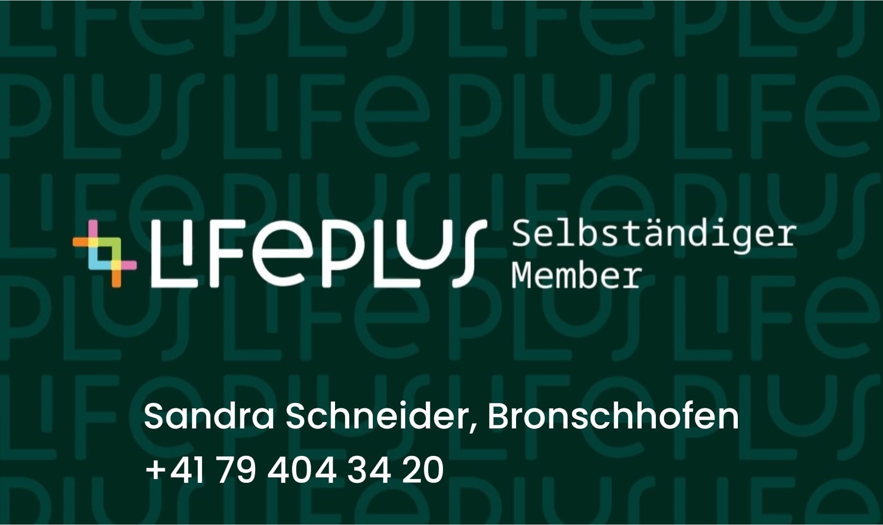 Logo Lifeplus Sandra Schneider